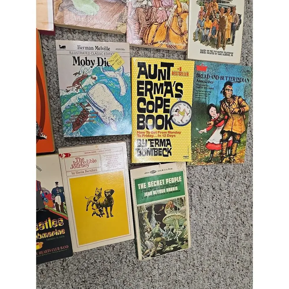 Lot of 11‎ Vintage Mixed Authors Fiction Adventure Paperback Novel Story Books